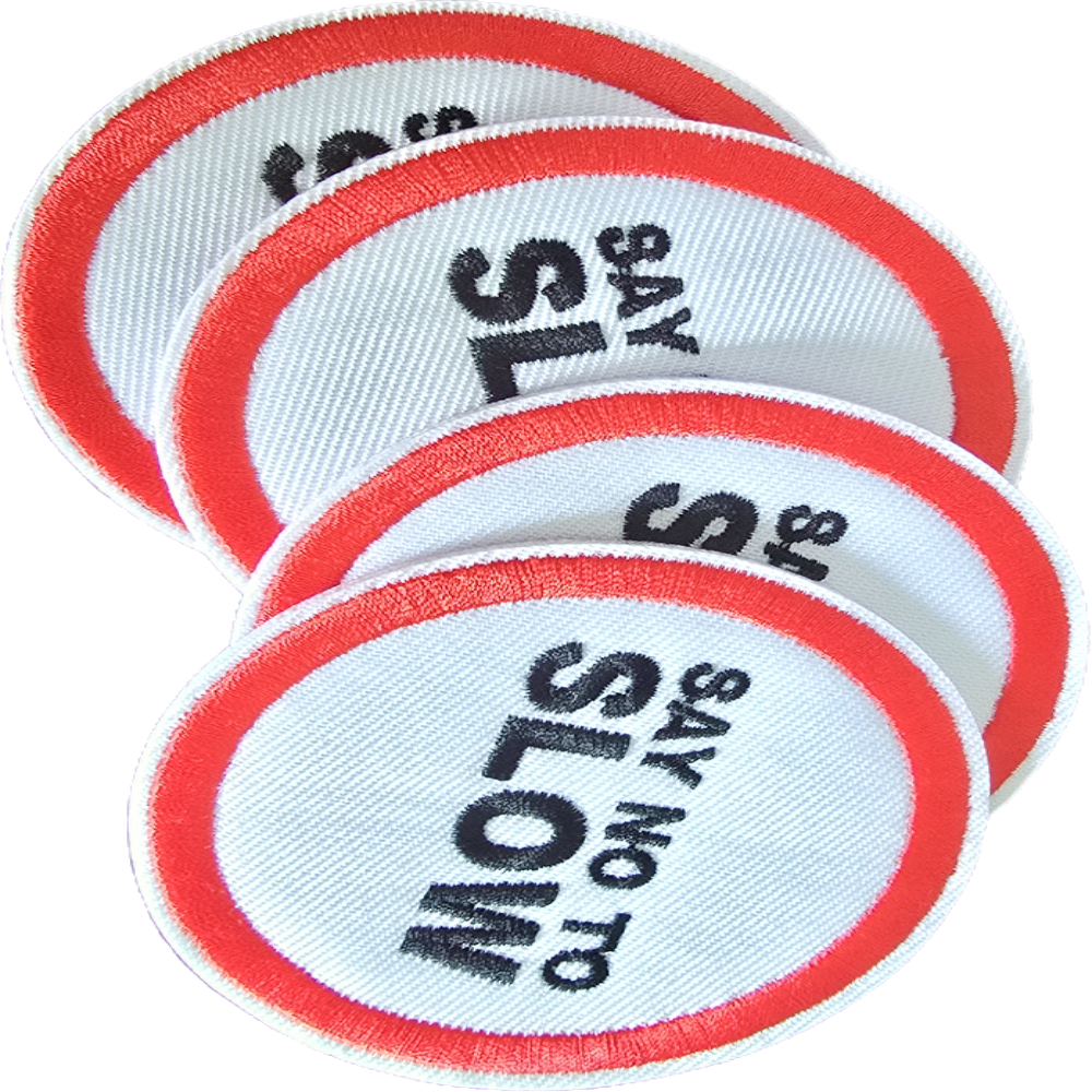 Say No To Slow Iron-on Patch - FREE with purchase