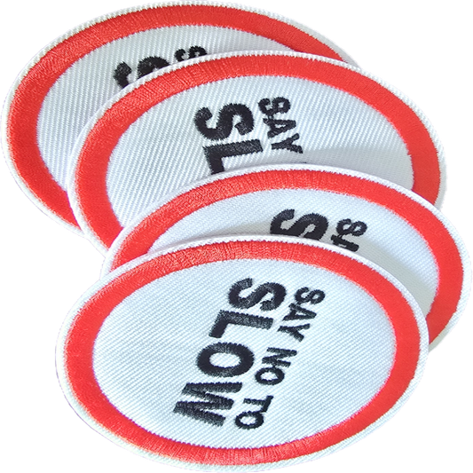 Say No To Slow Iron-on Patch - FREE with purchase