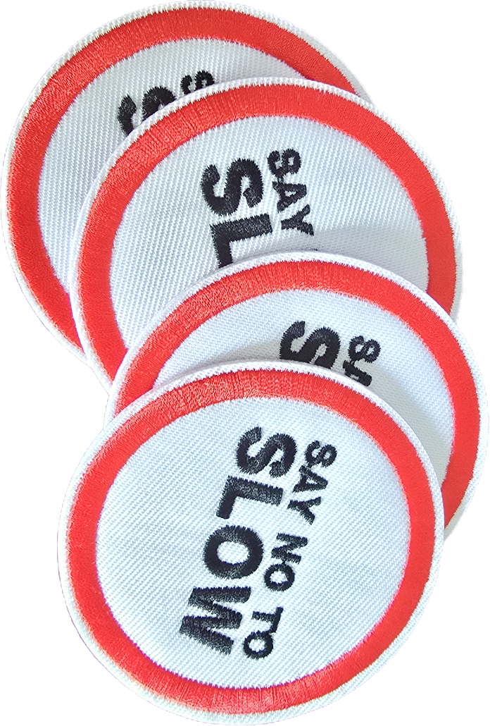 Say No To Slow Iron-on Patch - FREE with purchase