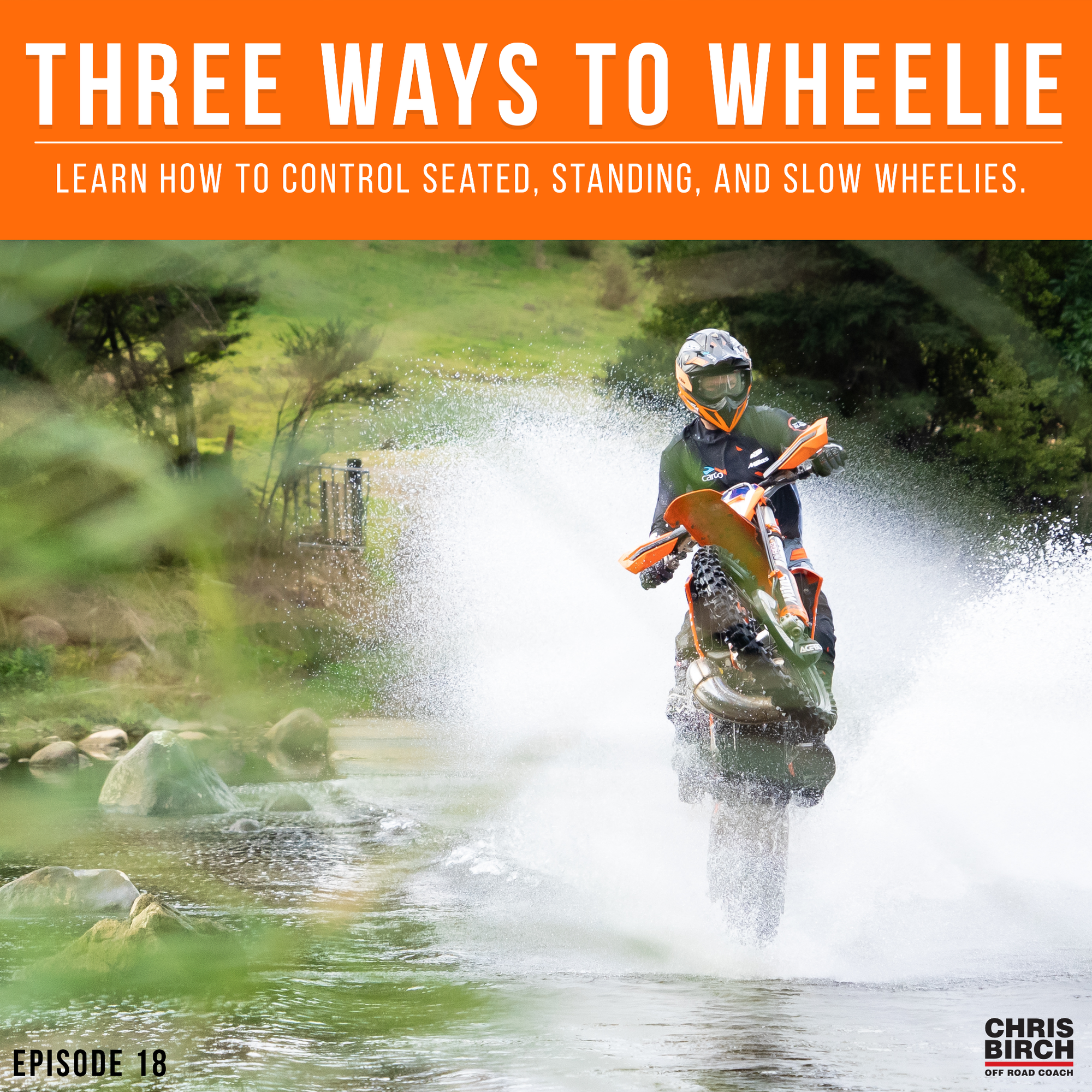 FREE: 3 Ways To Wheelie Episode: Dirt Bike